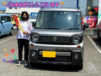 K様のスペーシアギアを納車いたしました。